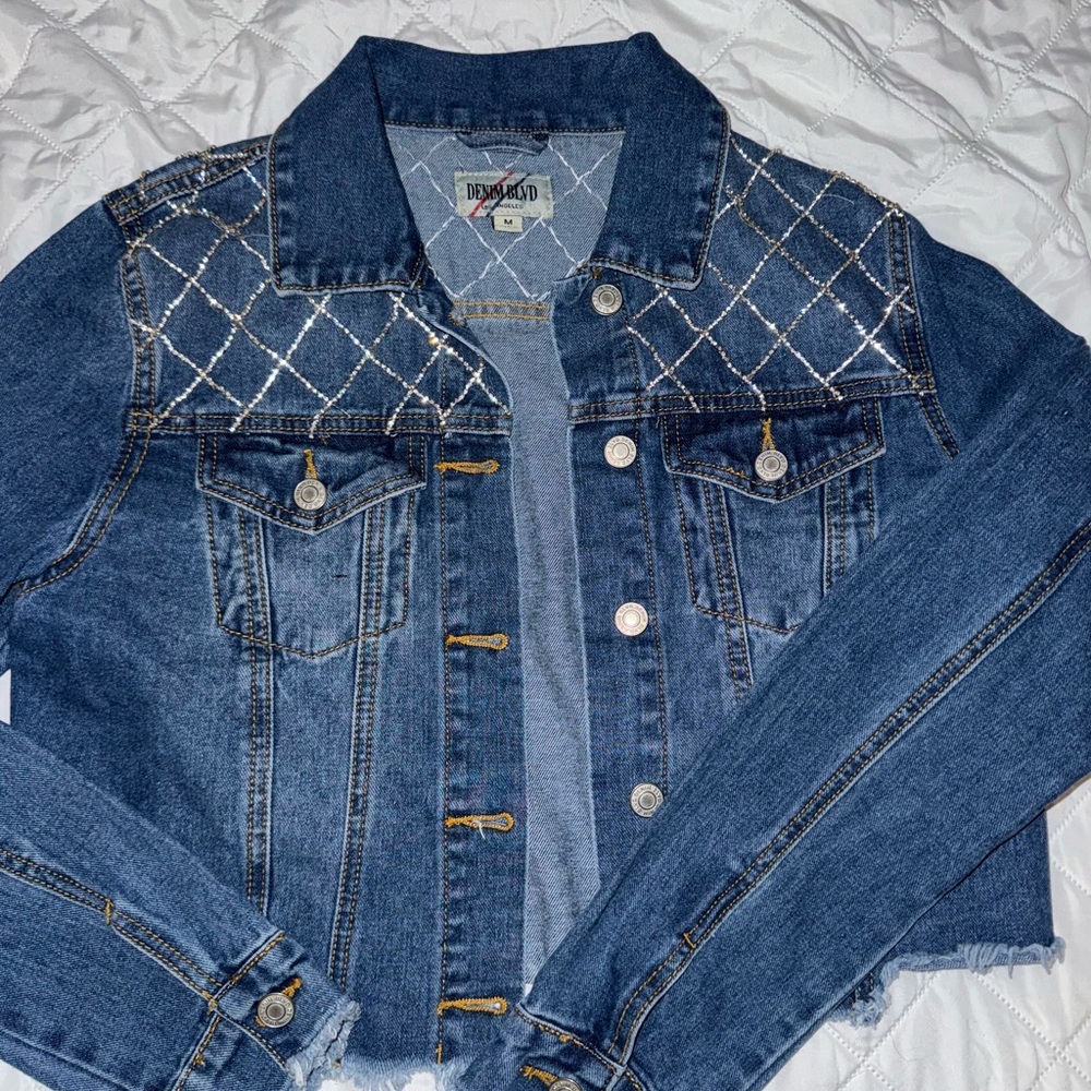 Rhinestone Jean jacket